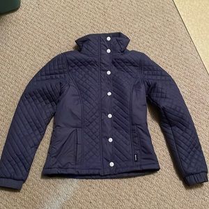 Girls Bench lightweight jacket size 9/10 navy blue